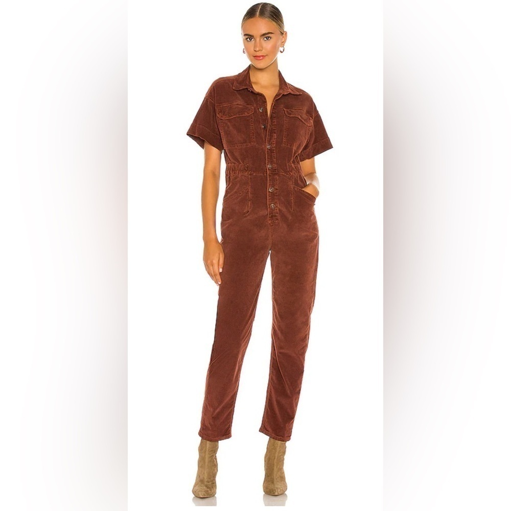 FREE PEOPLE Marci Cord One Piece in Gingerbread Small